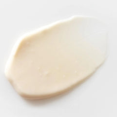 White cream on a white background