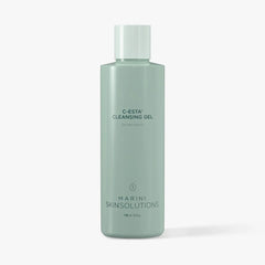 green bottle of skincare that says c-esta cleaning gel