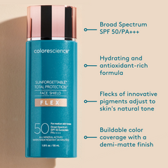 Colorescience Sunforgettable Total Protection Face Shield FLEX SPF 50 | Free Shipping