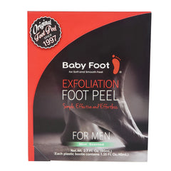 Baby Foot Exfoliation Foot Peel for Men - Mint Scented