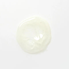 White pearly cream on a white background